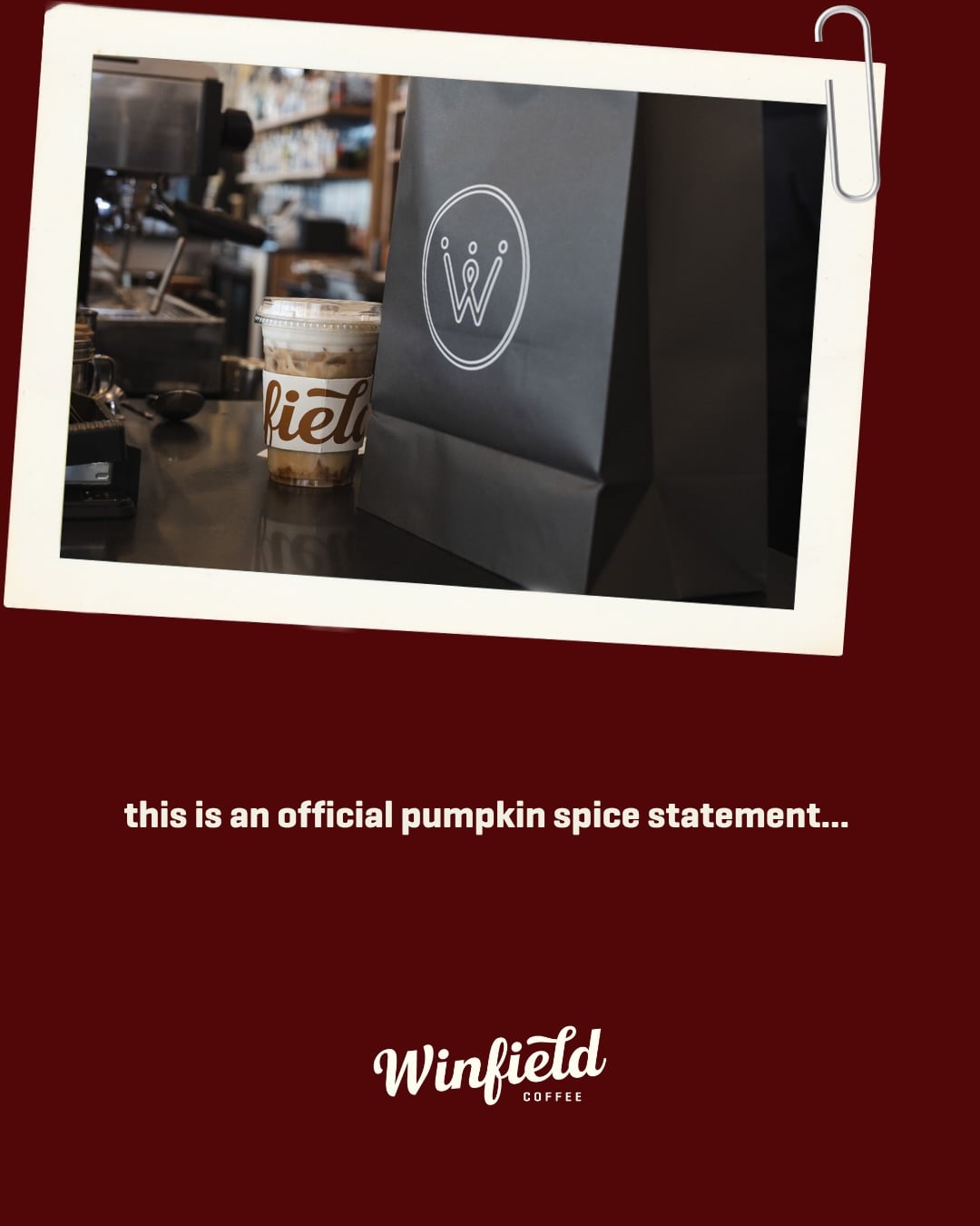 Winfield Coffee at an event