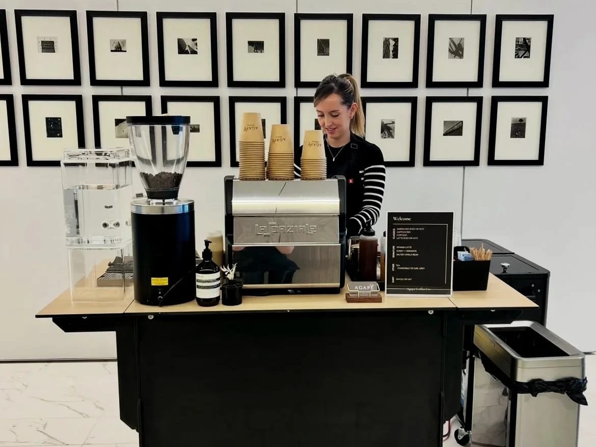 Agape Coffee Co at an event