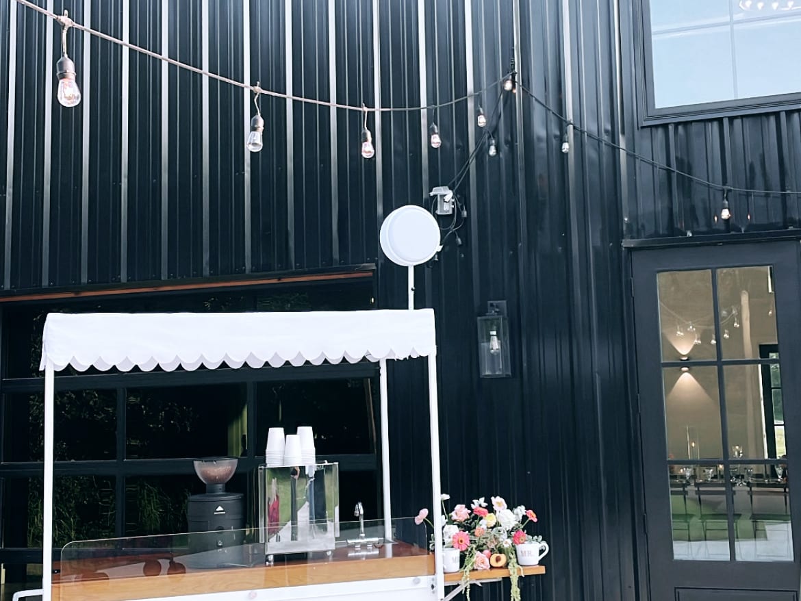 Aero Coffee Bar at an event