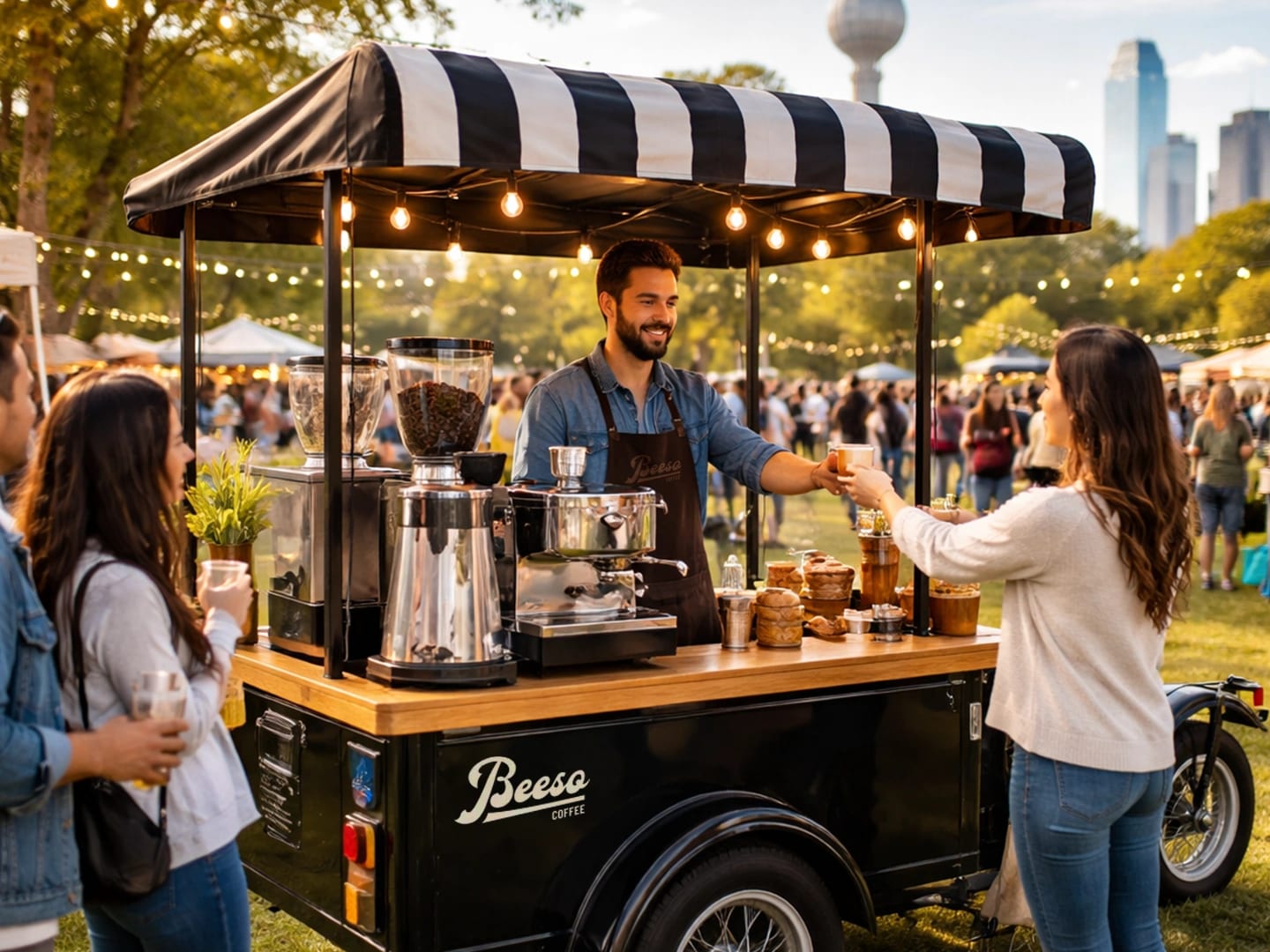 Beeso Coffee at an event
