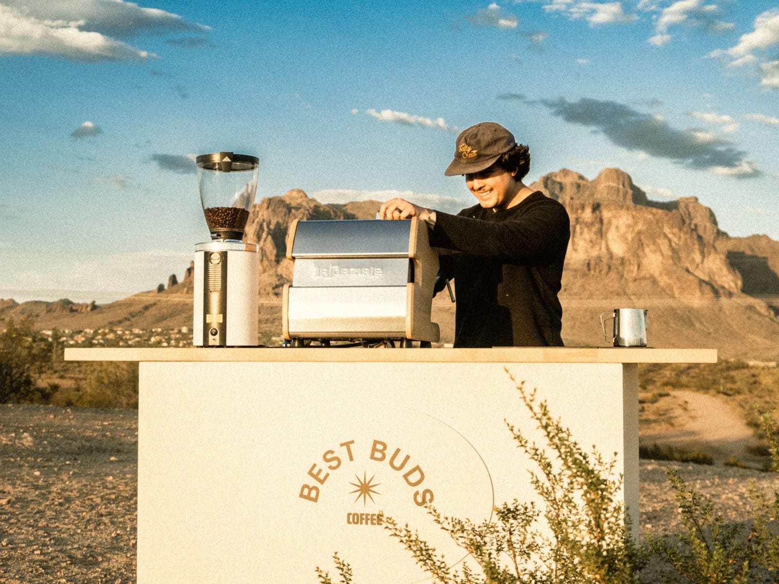 Best Buds Coffee Cart at an event