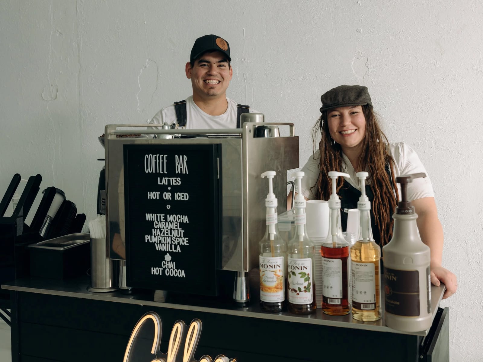 Bold and Brave Coffee Bar at an event