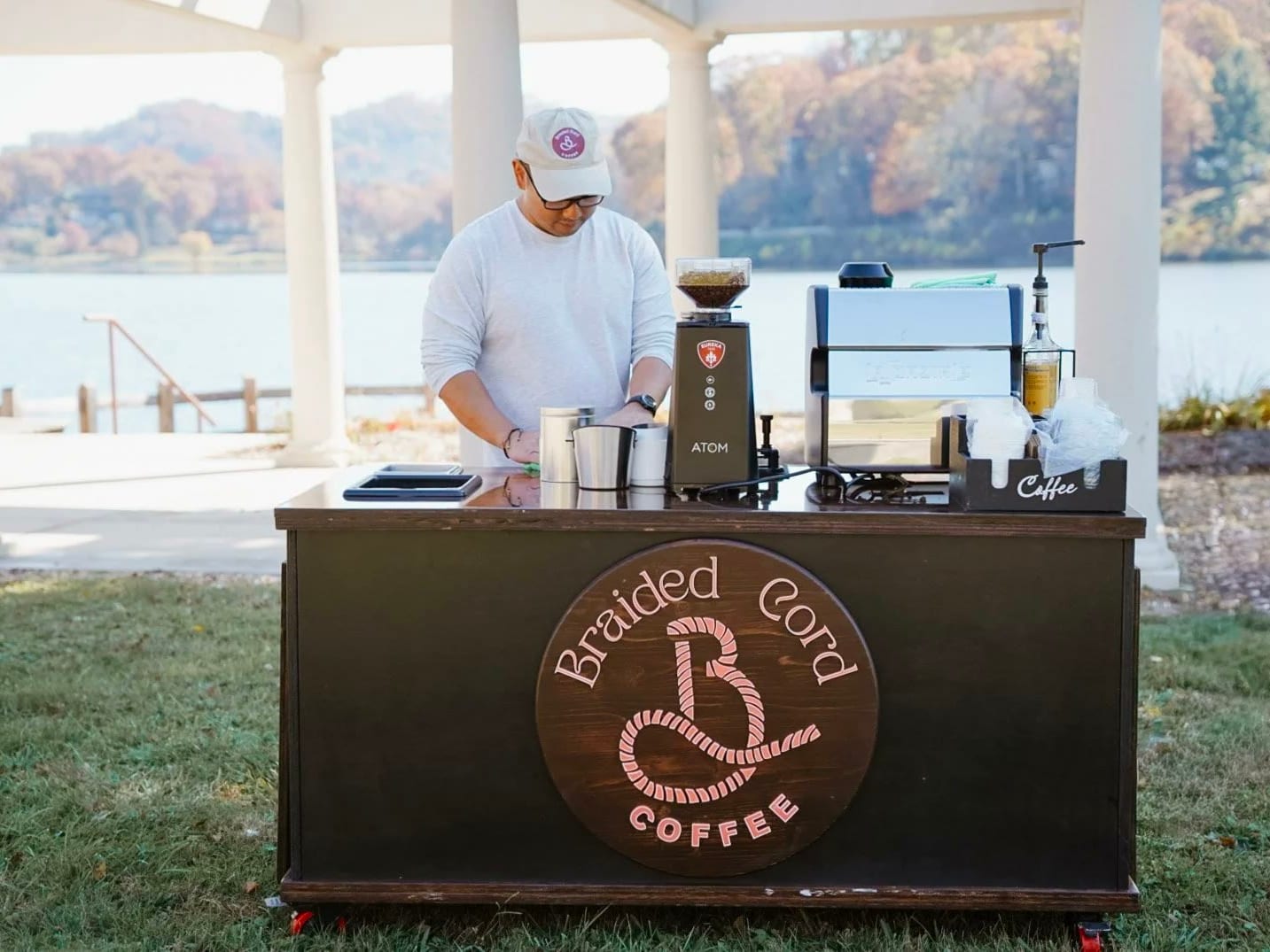 Braided Cord Coffee at an event
