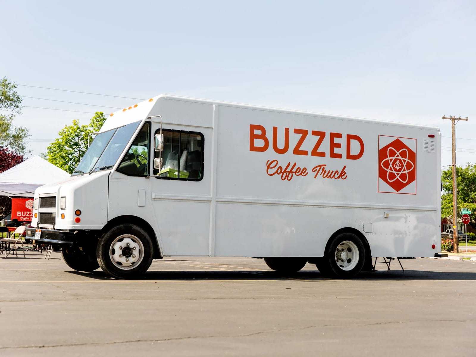 Buzzed Coffee Truck at an event
