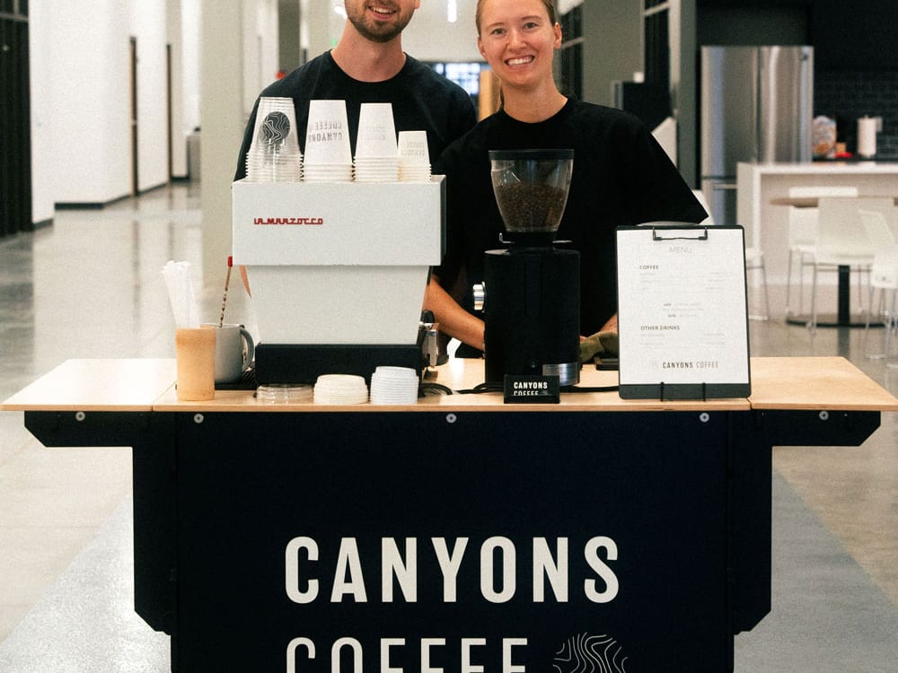 Canyons Coffee at an event
