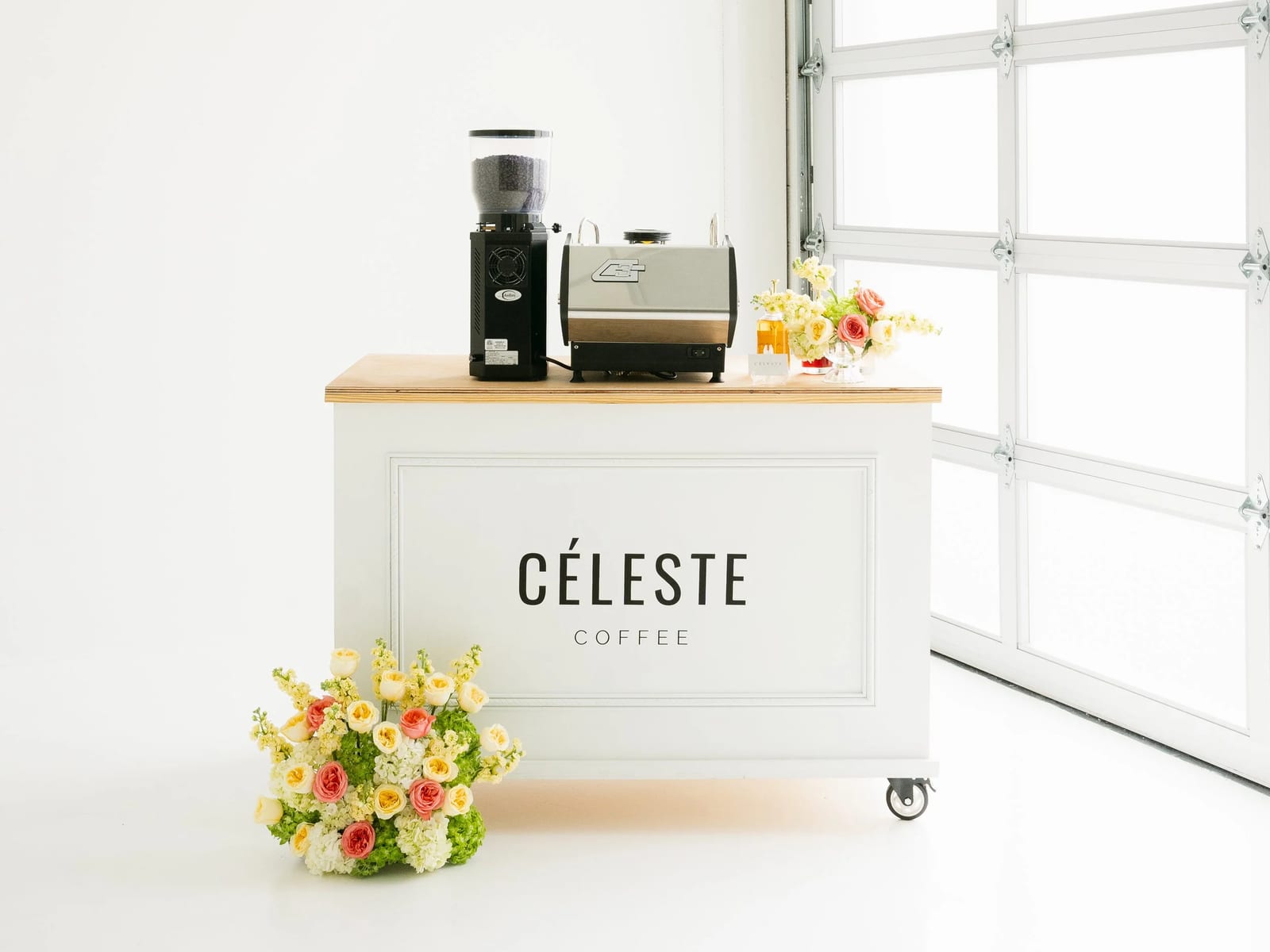 Celeste Coffee Cart at an event