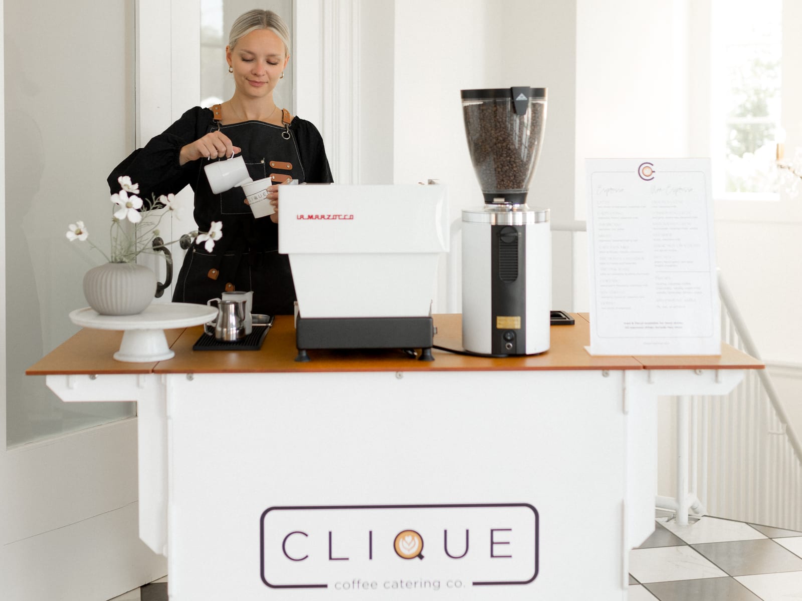 Clique Coffee Catering Co at an event
