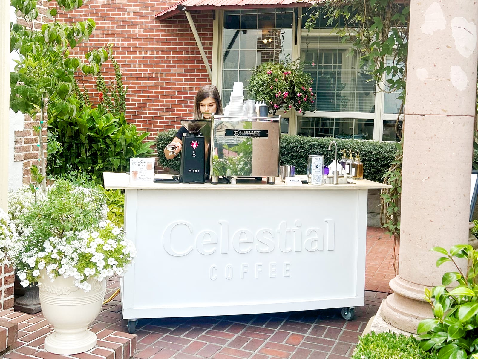 Celestial Coffee Cart at an event