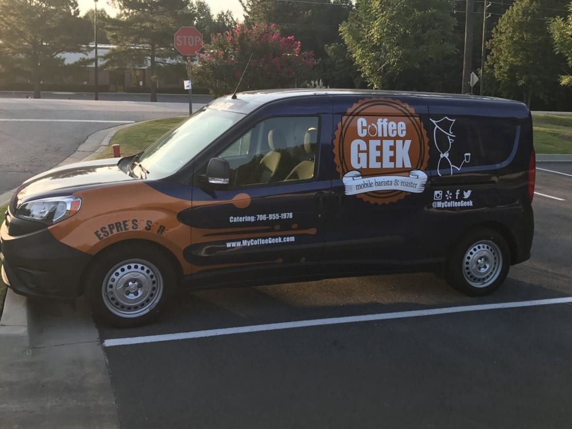 Coffee Geek at an event