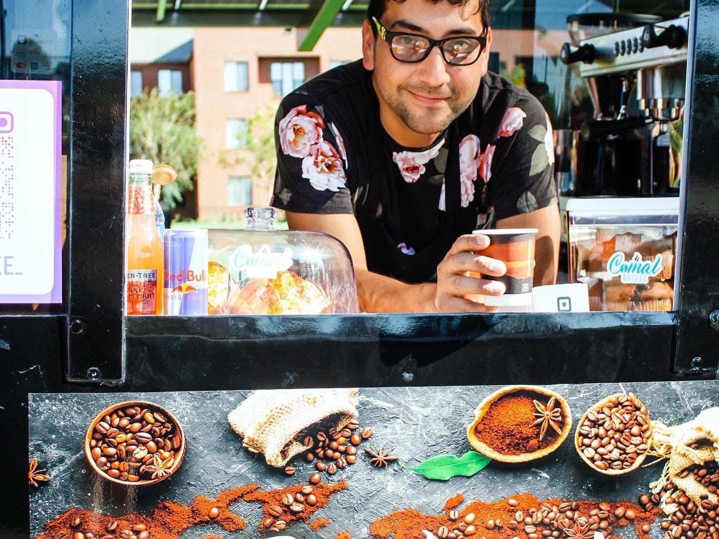 Comal Coffee at an event