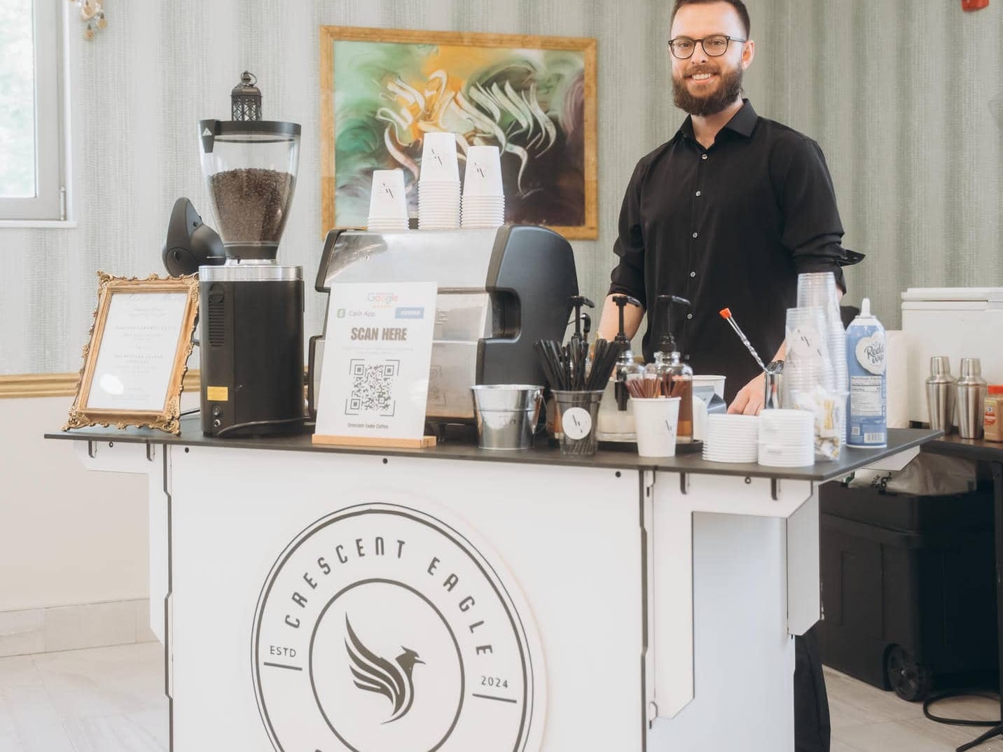 Crescent Eagle Coffee at an event