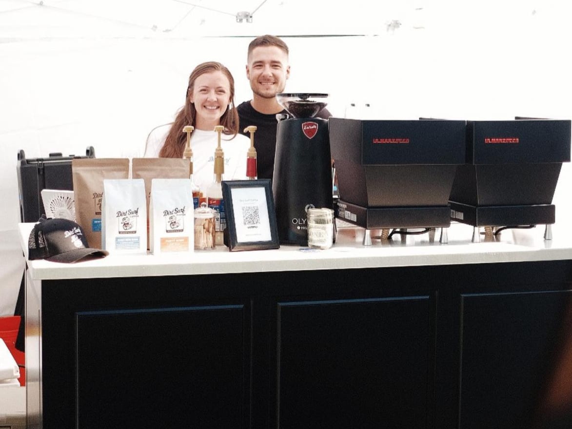 Dirt Surf Coffee at an event
