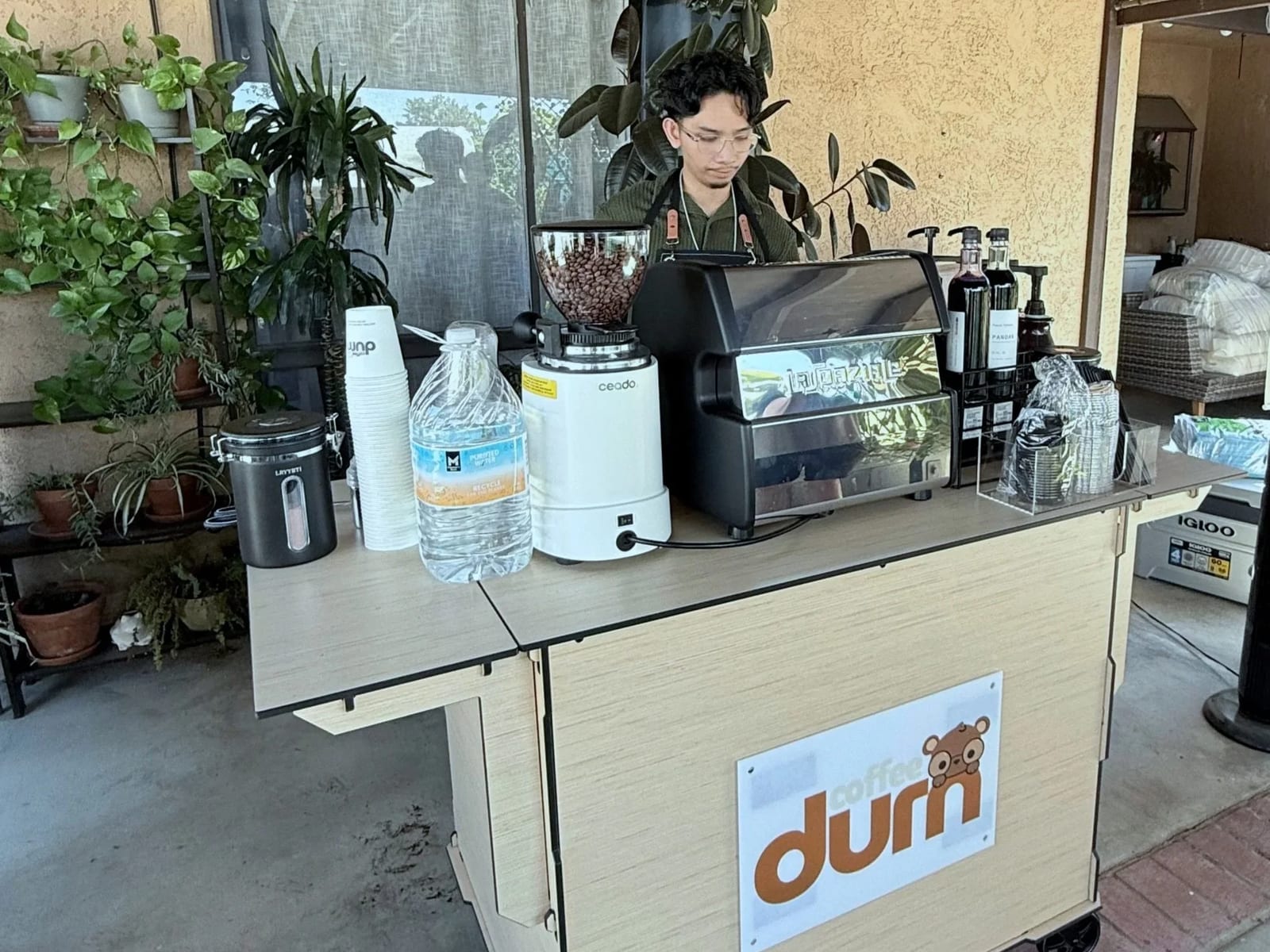 Durn Coffee at an event