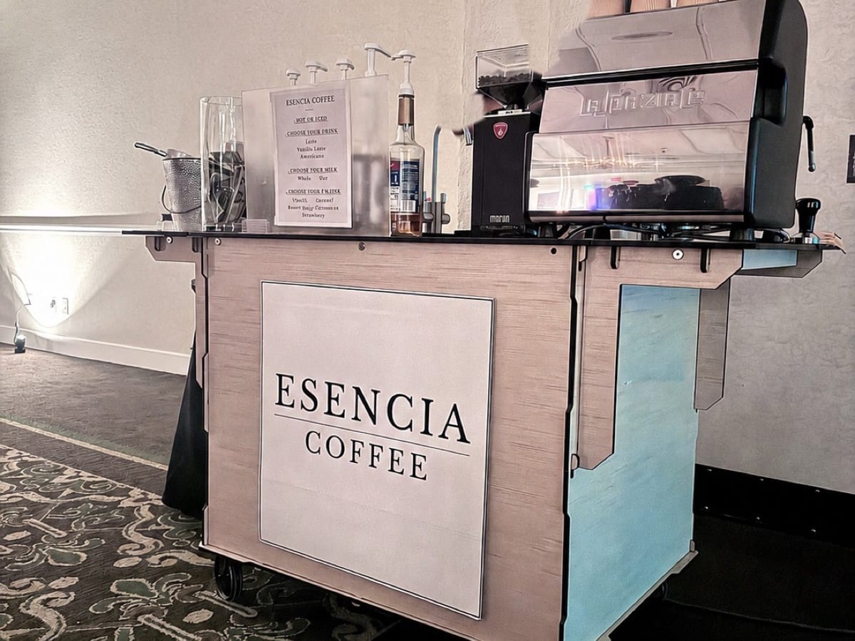 Esencia Coffee Catering at an event