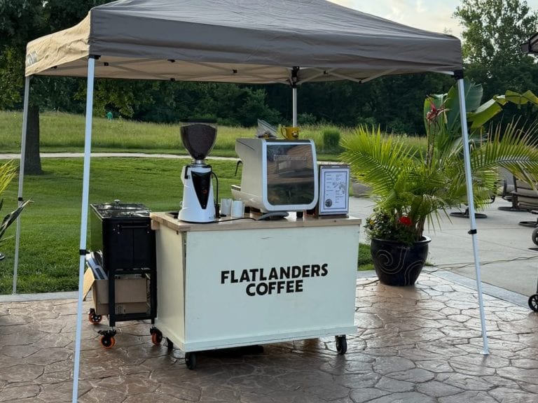 Flatlanders Coffee at an event