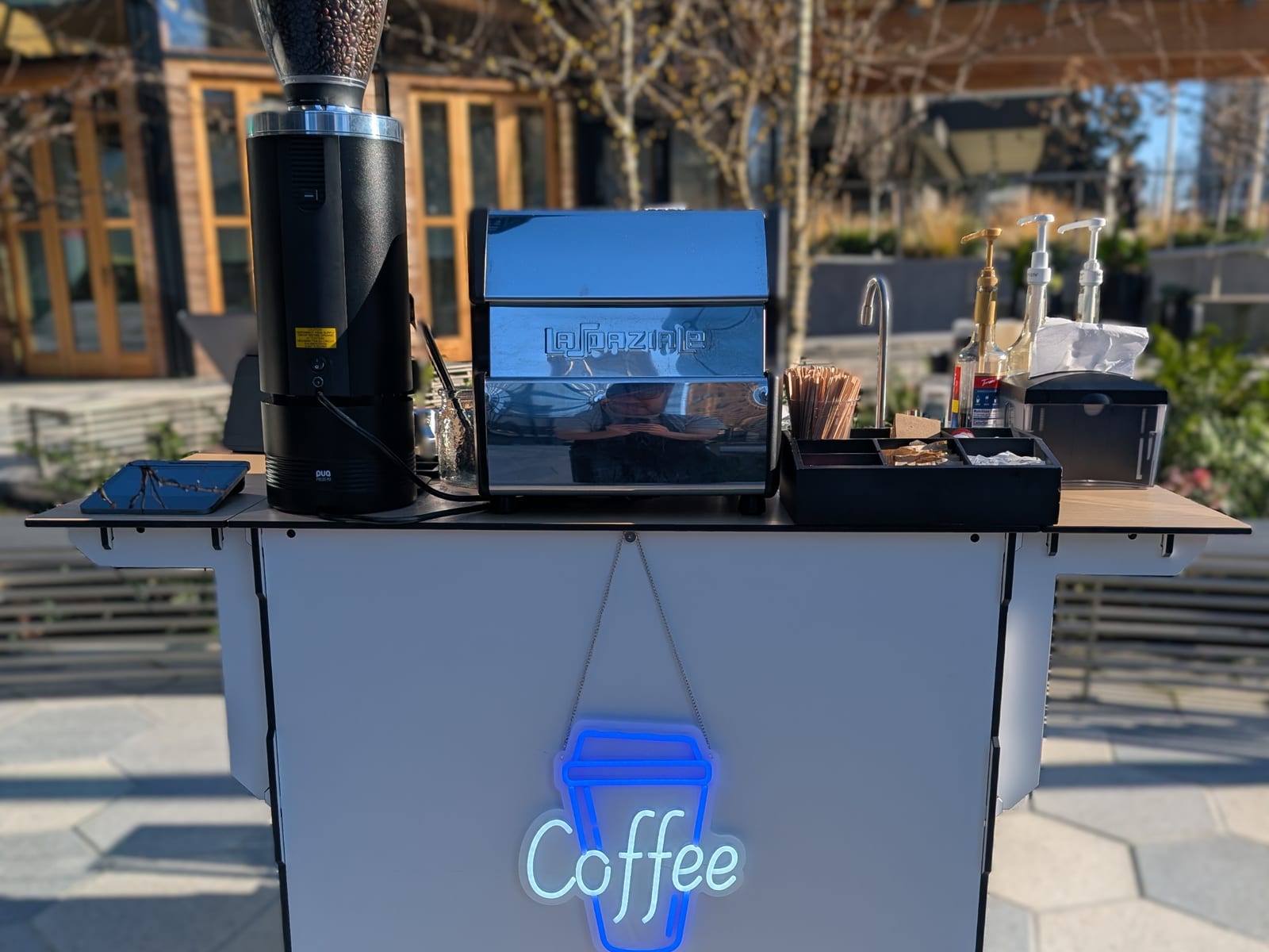 Filter and Shot Coffee Catering at an event