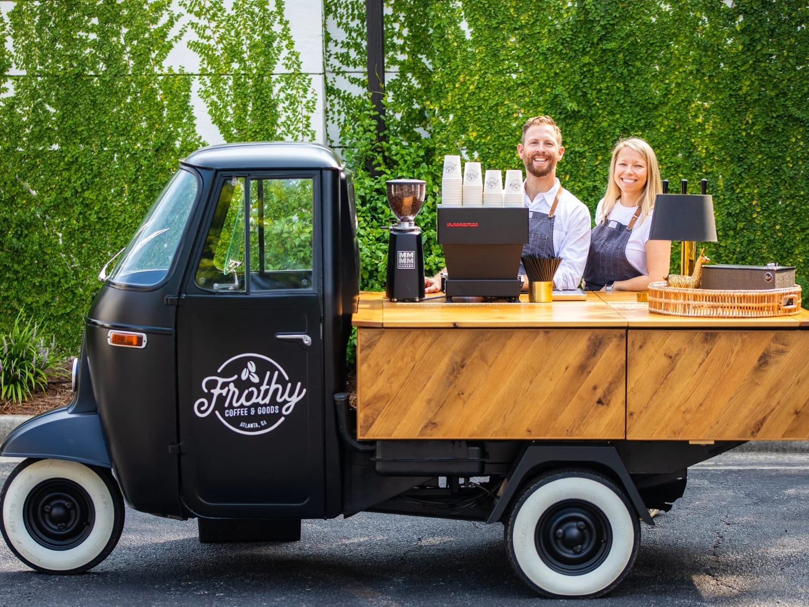 Frothy Coffee and Goods at an event