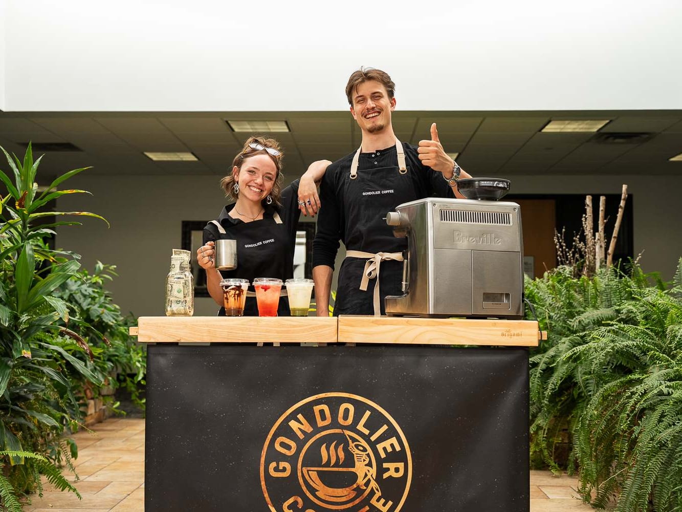 Gondolier Coffee at an event