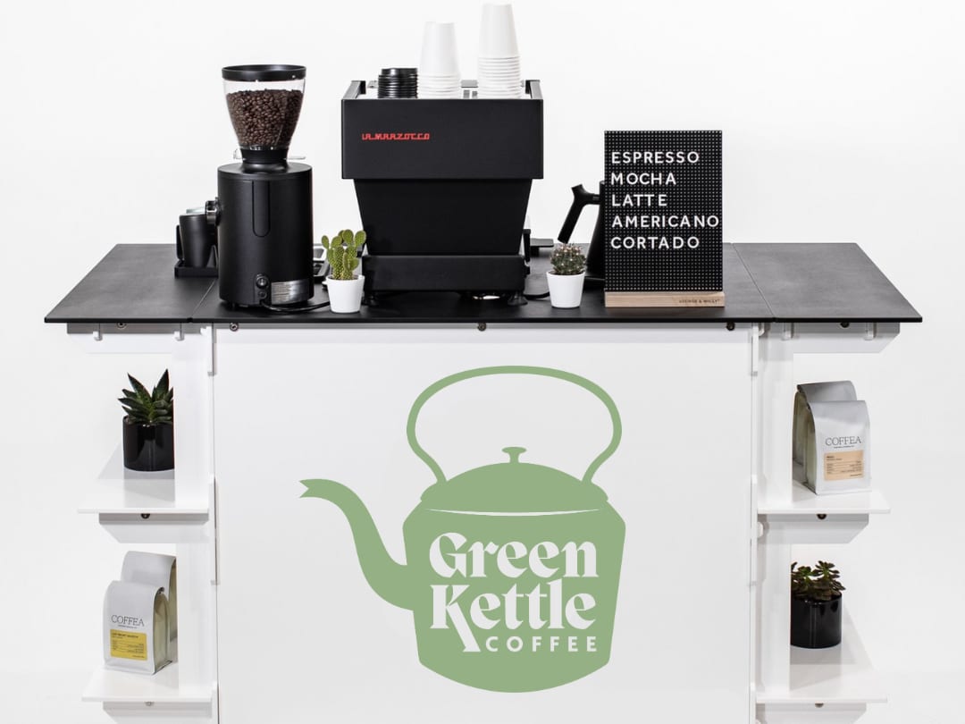 Green Kettle Coffee at an event