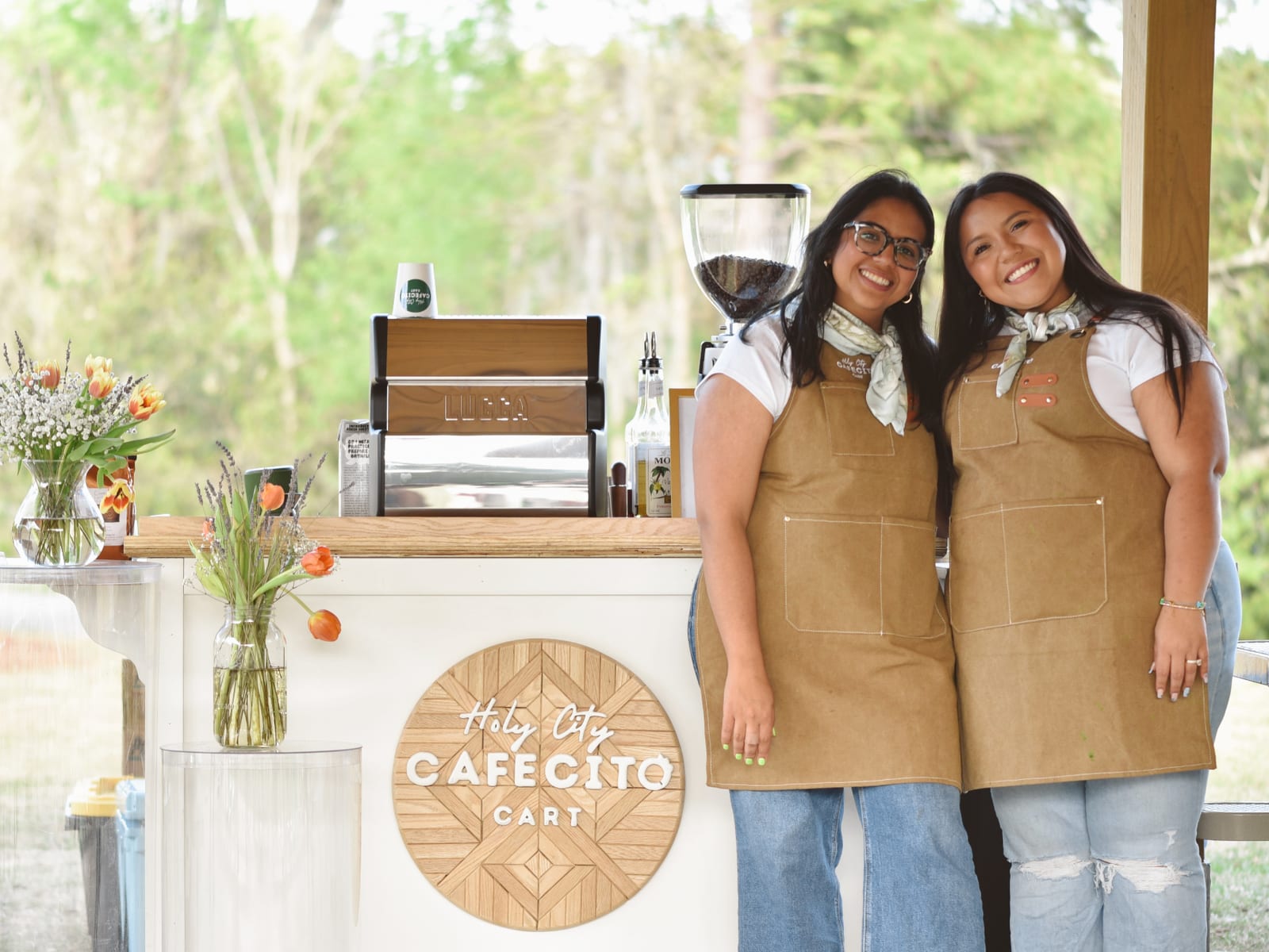 Holy City Cafecito Cart at an event