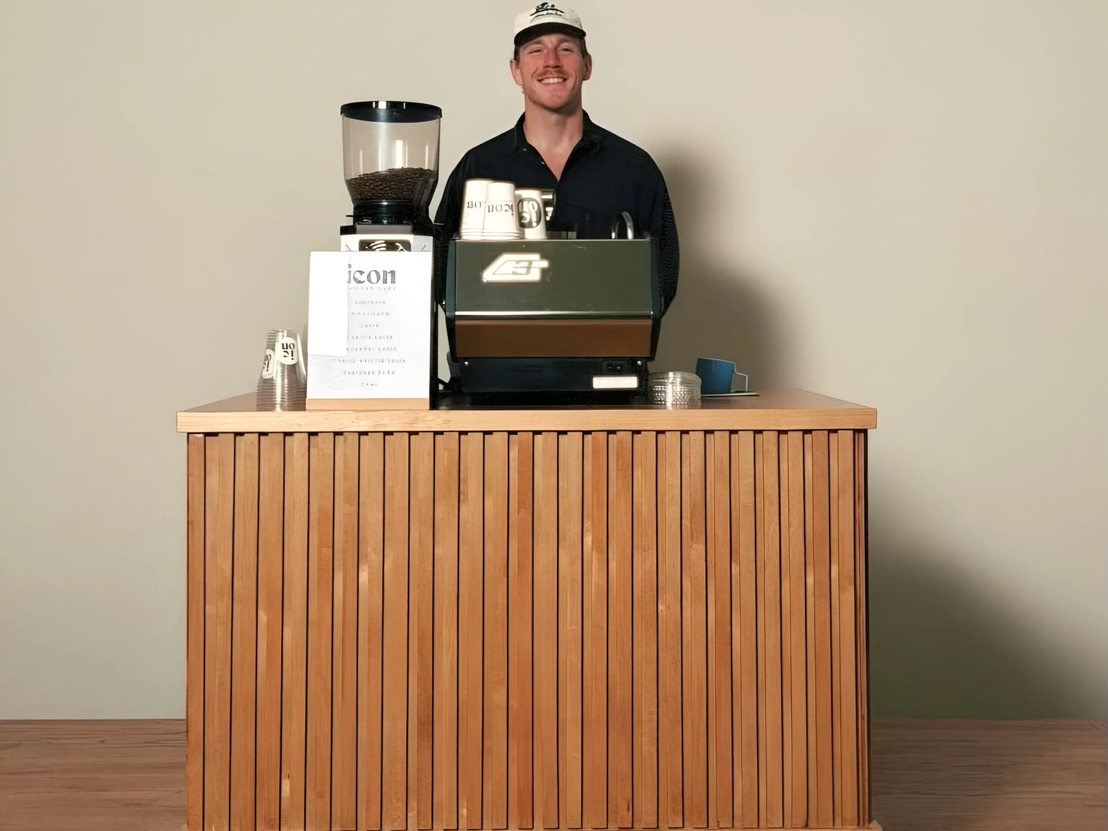 Icon Coffee Cart at an event