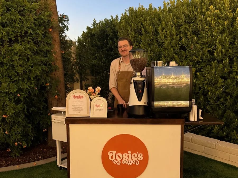 Josies Coffee Co at an event
