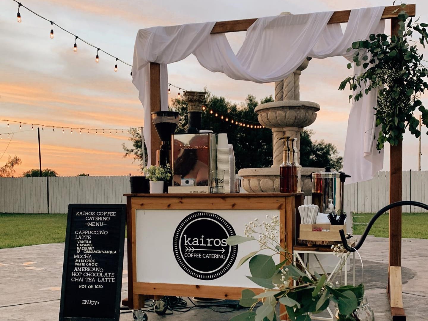 Kairos Coffee Catering at an event