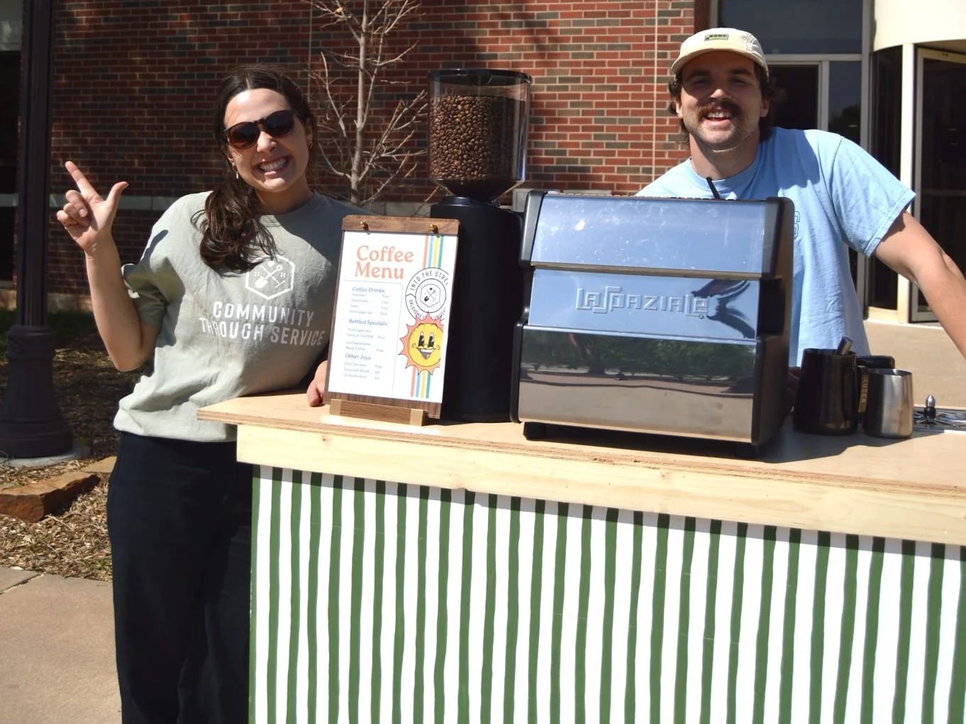 Joy Cart Coffee at an event