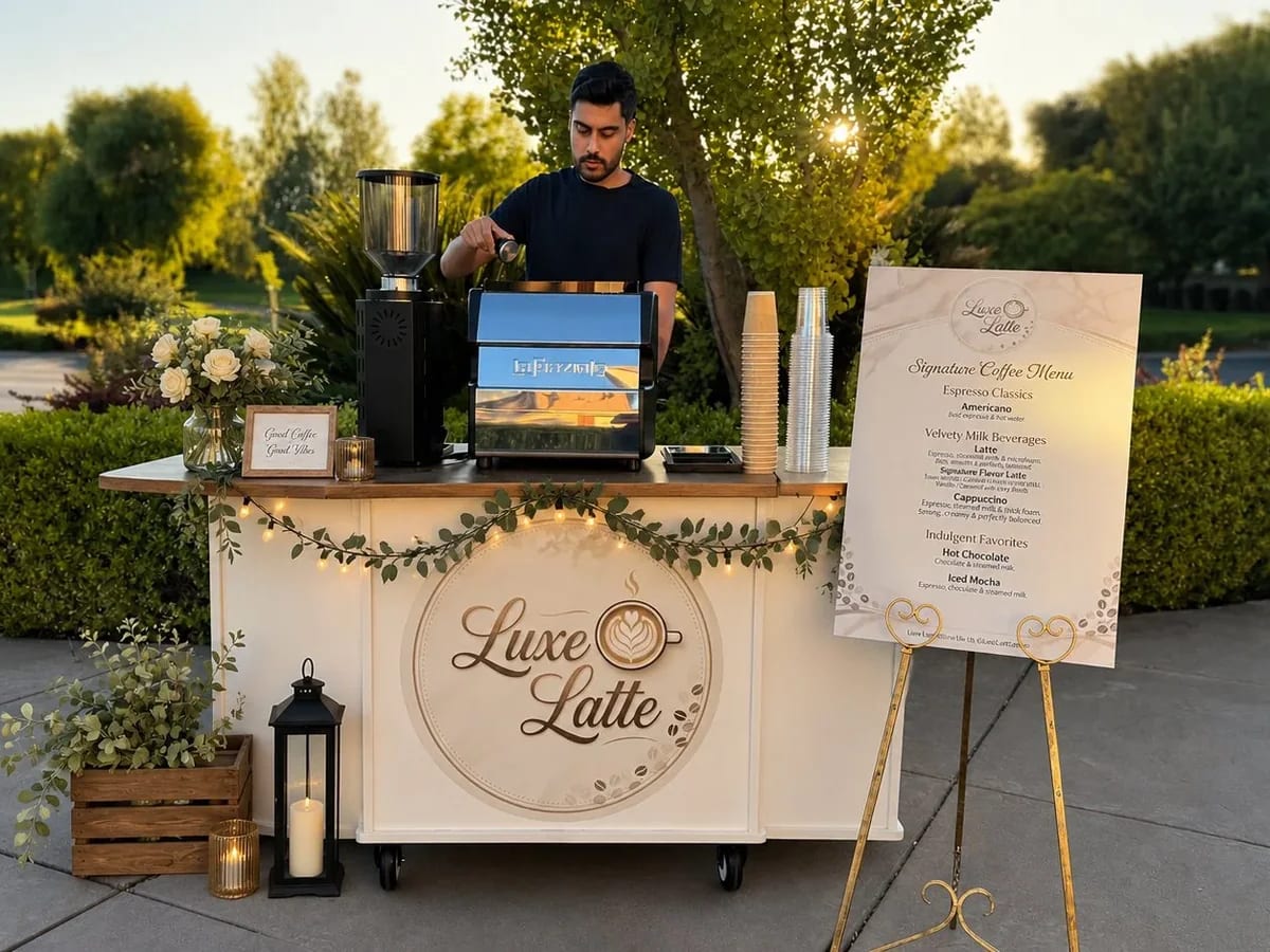 Luxe Latte Catering at an event