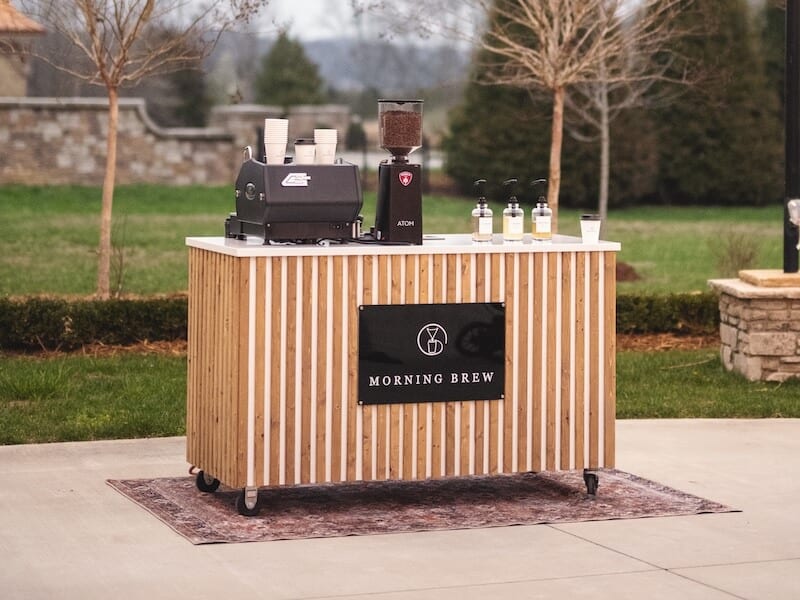 Morning Brew Co at an event