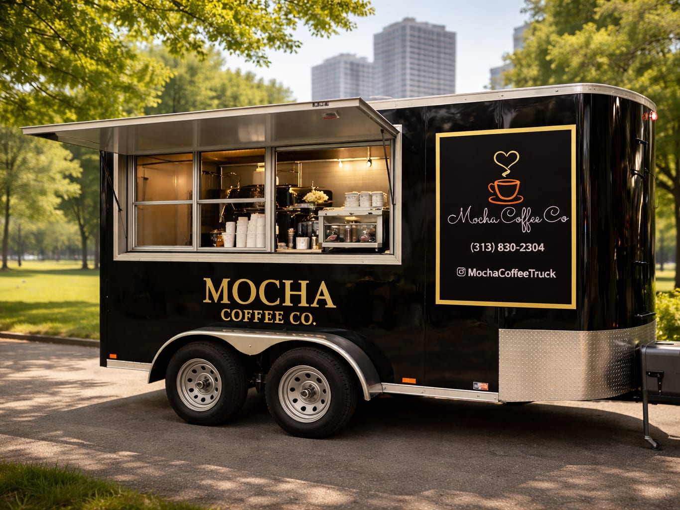 Mocha Coffee Co at an event