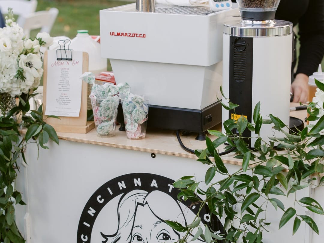 Mom n em Coffee Cart at an event