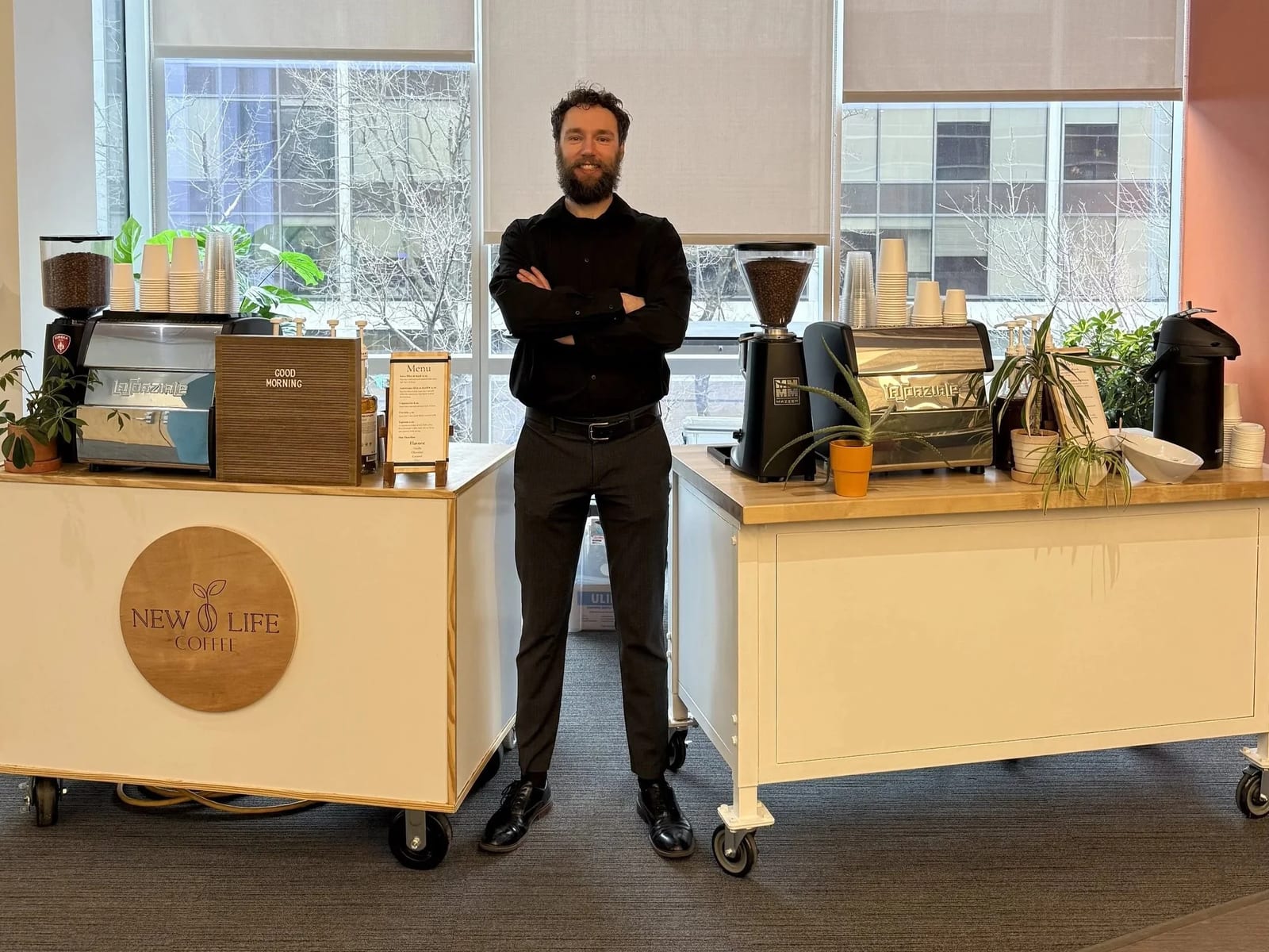 New Life Coffee Co at an event