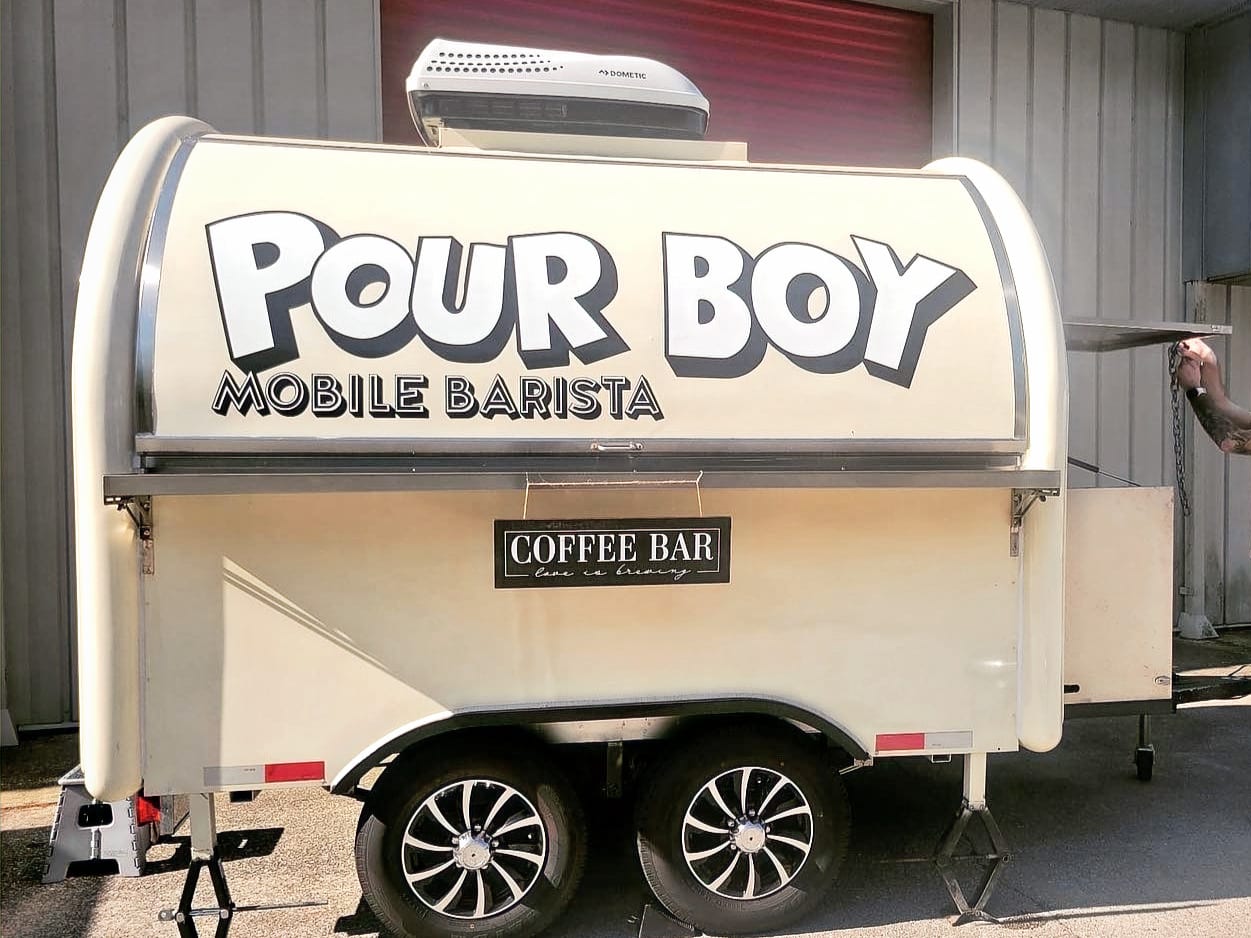 Pour Boy Coffee at an event