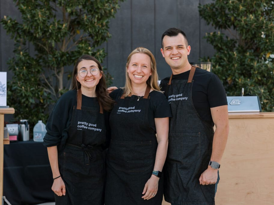 Pretty Good Coffee Company at an event