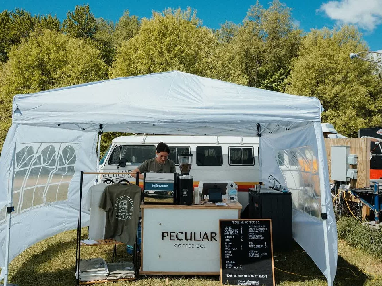 Peculiar Coffee Co. at an event