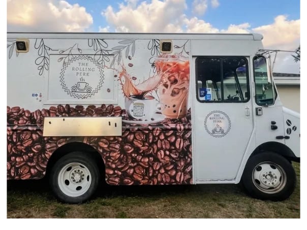 Rolling Perk Coffee at an event