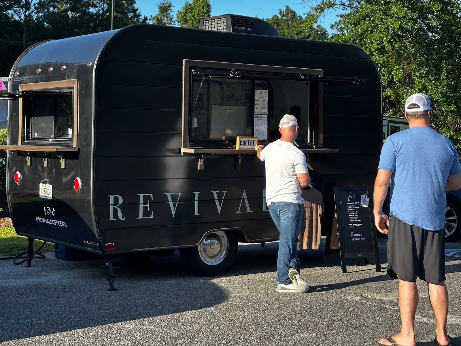 Revival Coffee at an event