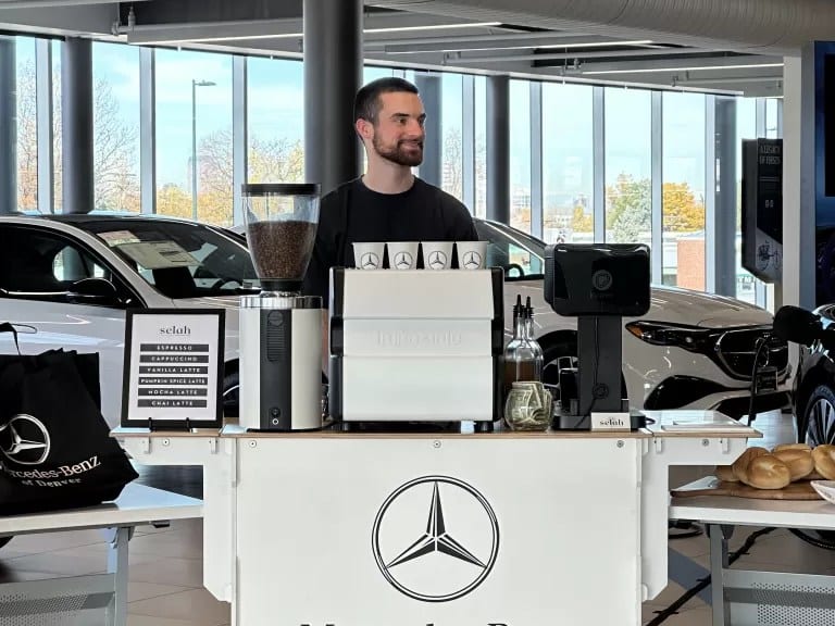 Selah Coffee Cart at an event