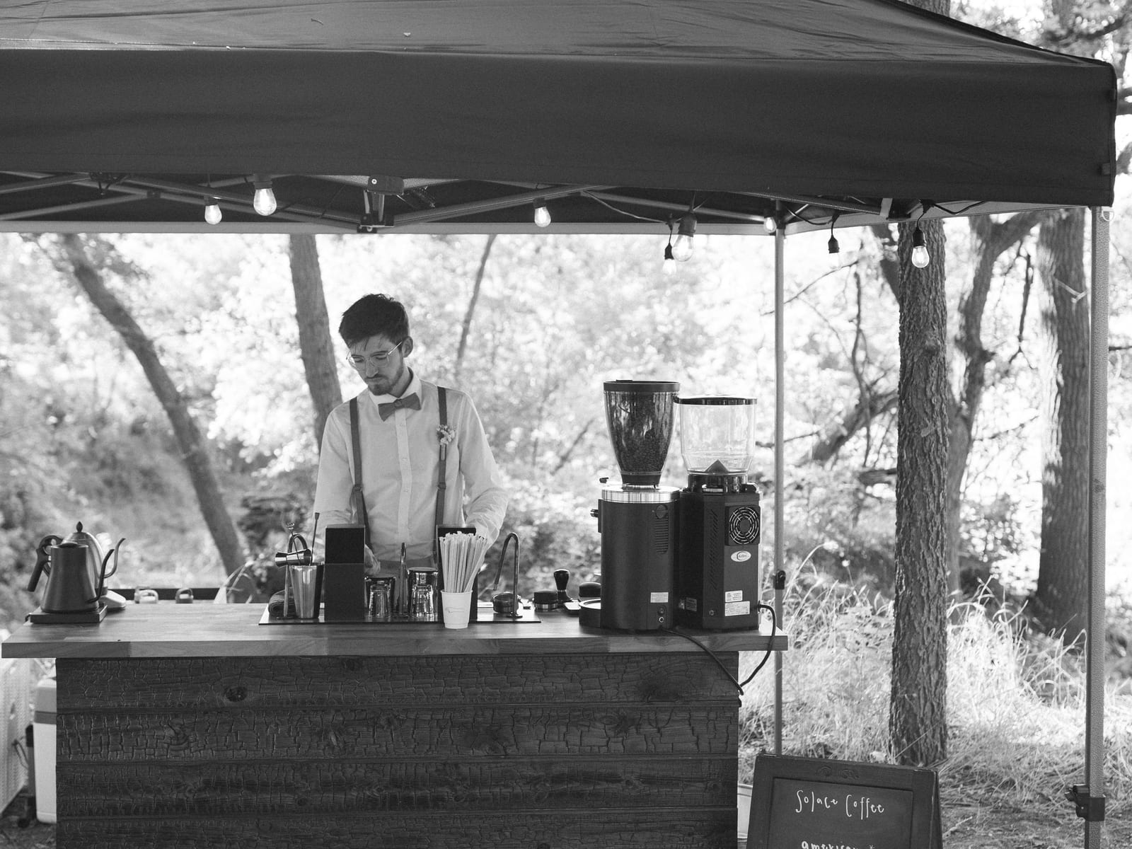 Solace Coffee Cart at an event