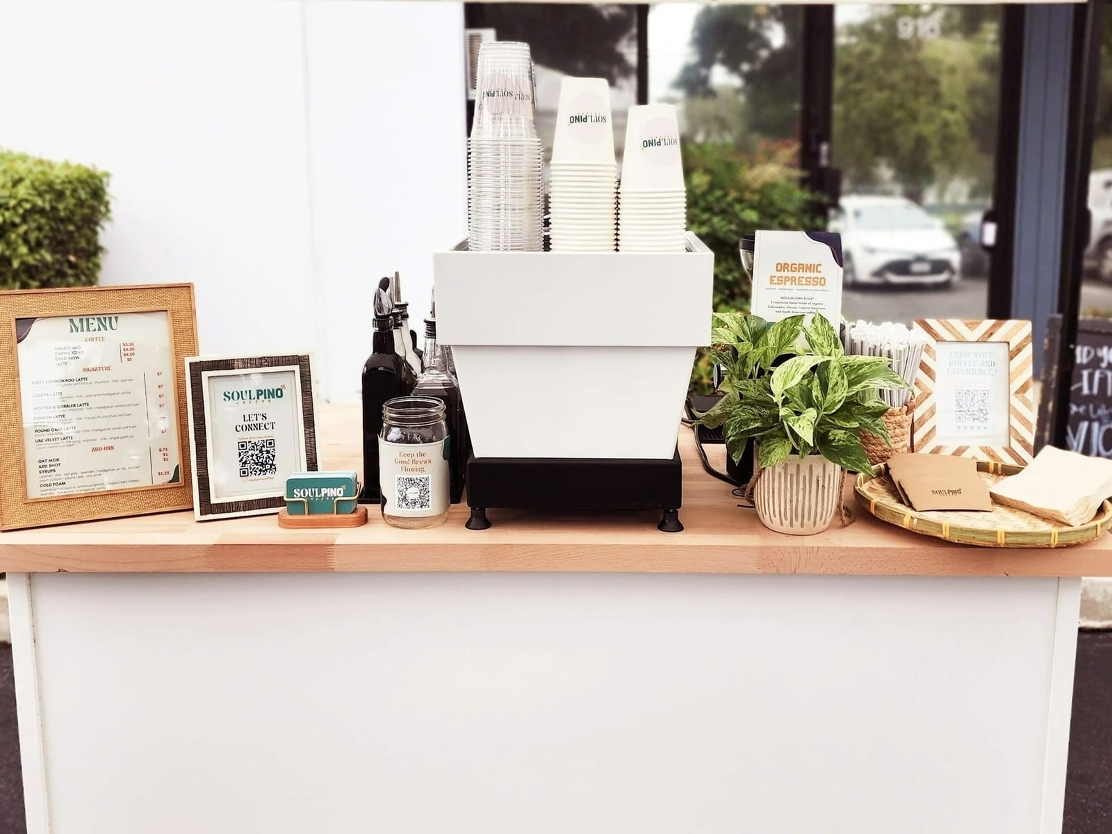 SoulPino Coffee at an event