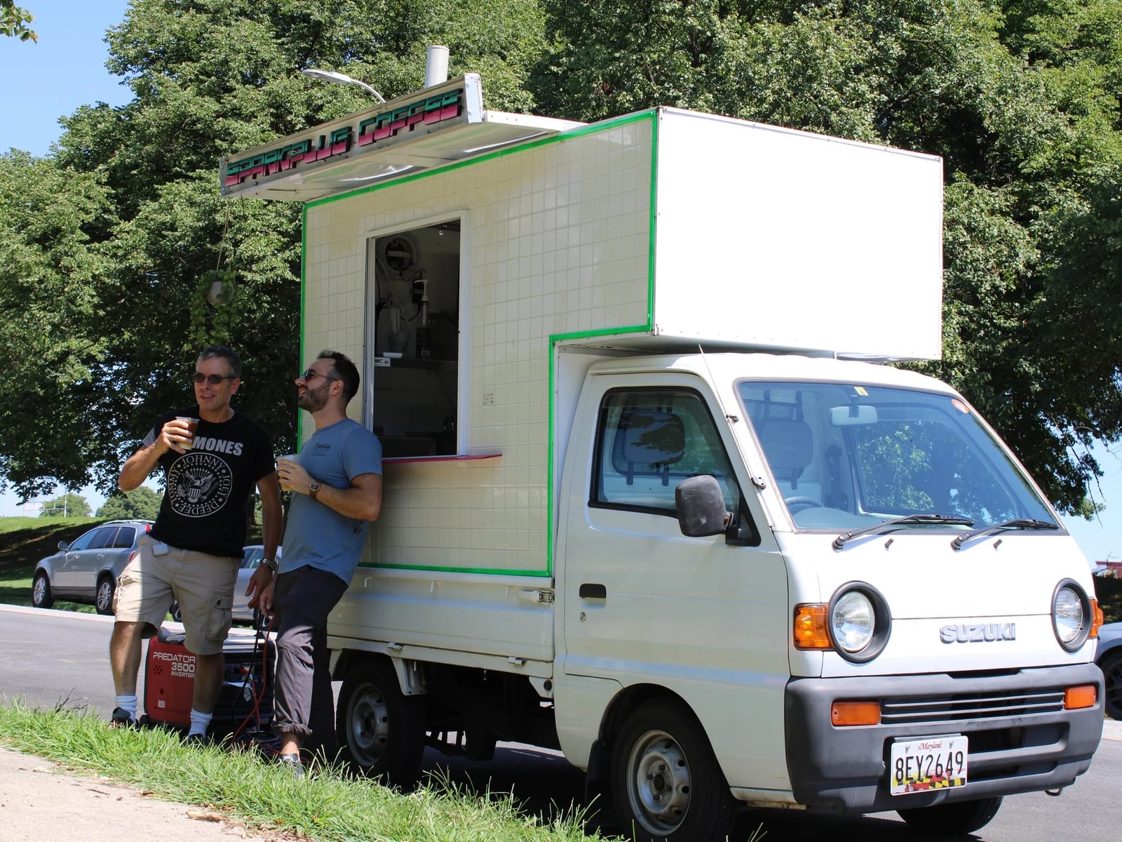 Sparkplug Coffee at an event