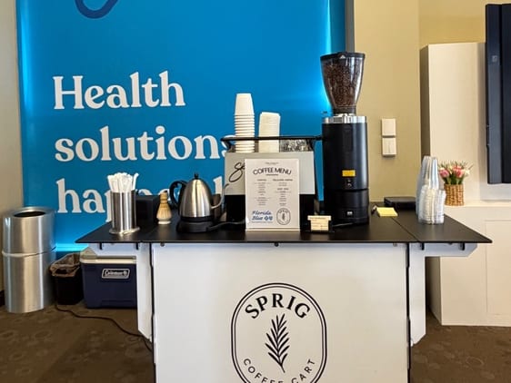 Sprig Coffee at an event
