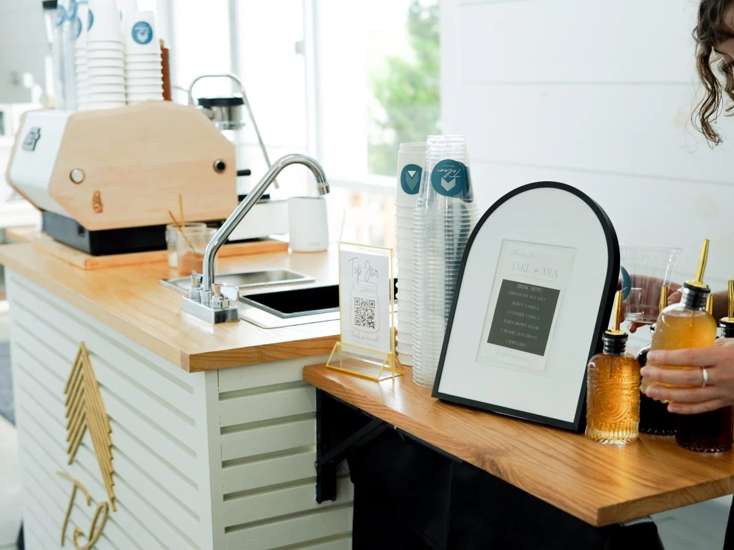 Teleo Coffee at an event