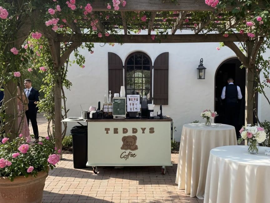 Teddy's Coffee Cart at an event