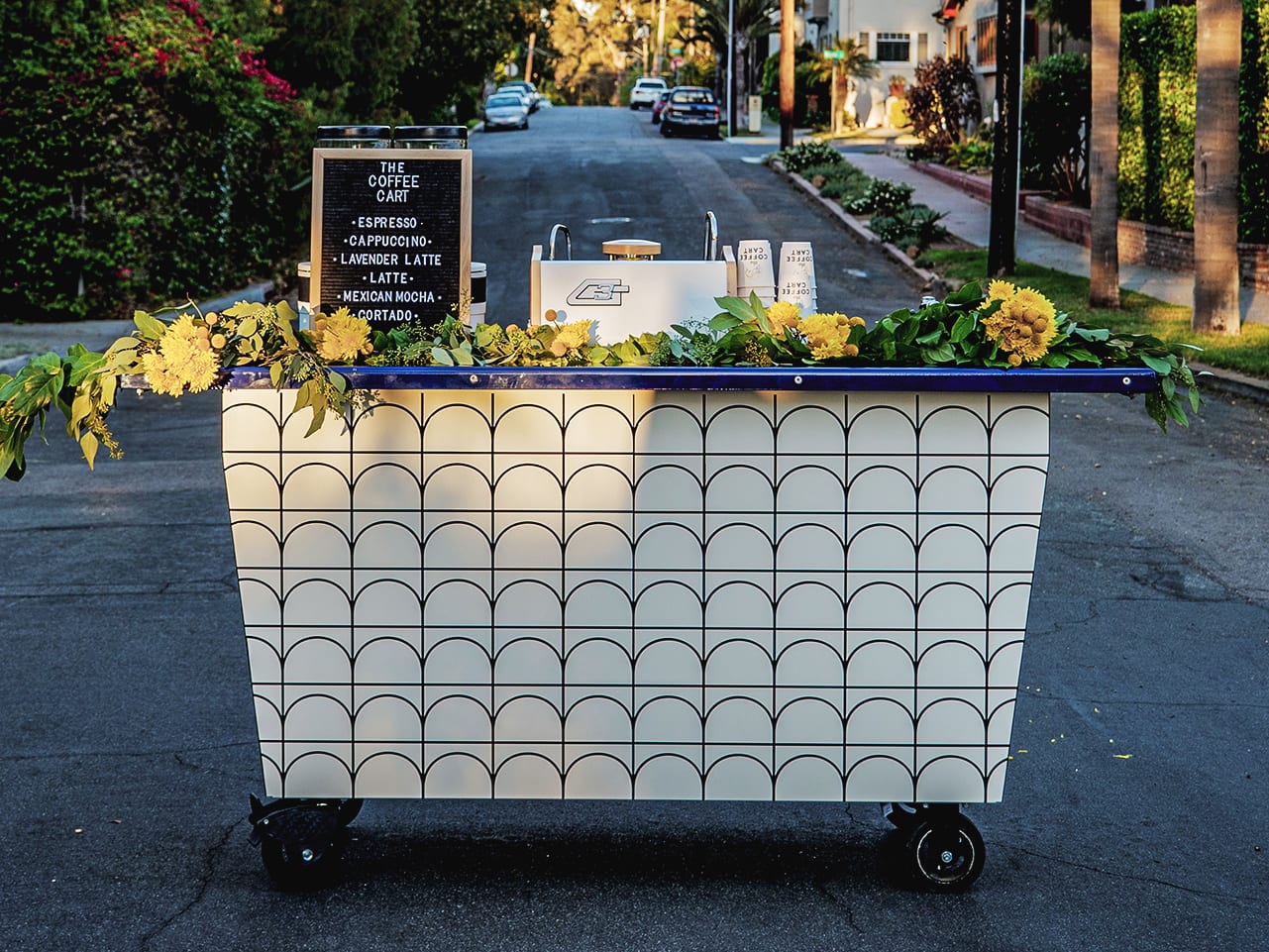 The Coffee Cart San Diego at an event