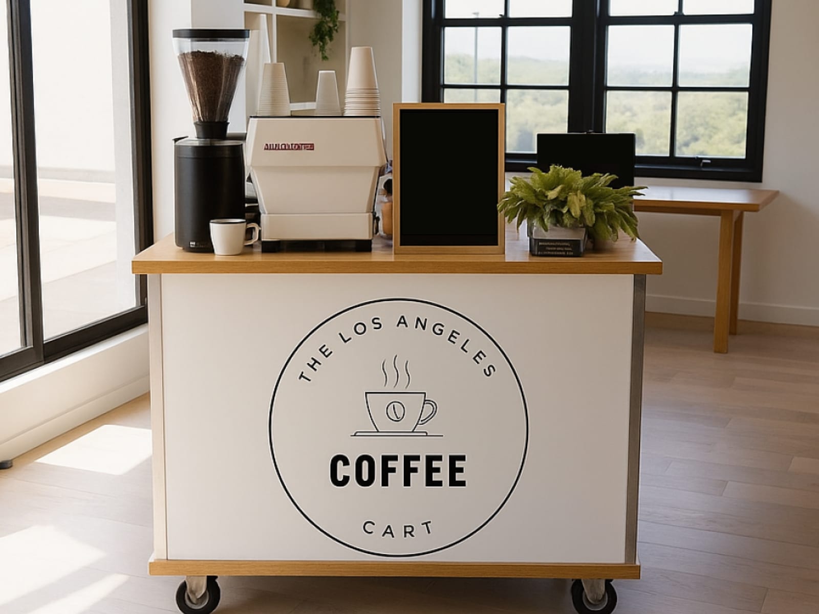 The Los Angeles Coffee Cart at an event