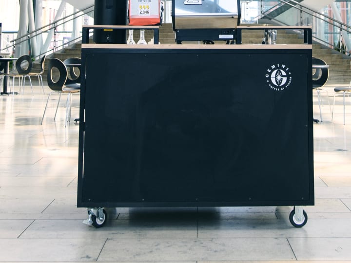 Tinker Coffee Co at an event