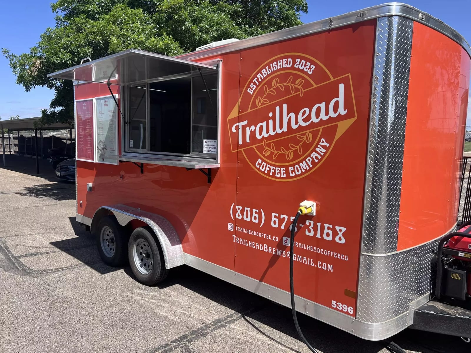 Trailhead Coffee Co. at an event