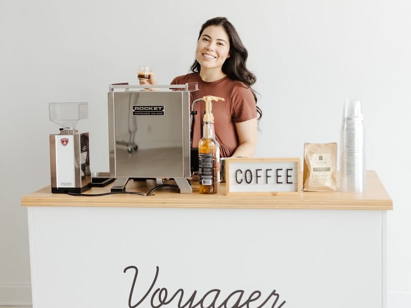 Voyager Coffee at an event